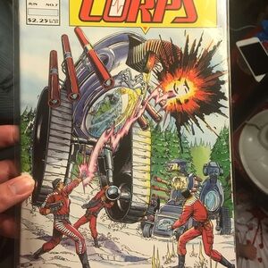 1993 H.A.R.D. CORPS #7 Comic Book Cover - Vibrant Sci‑Fi Action